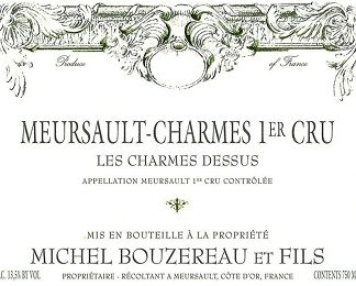 Michel Bouzereau Meursault 1er Charmes 2014 Cote de Beaune Burgundy 750ml/Btl 6/case