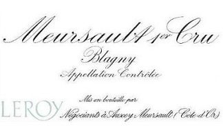 Maison Leroy Meursault 1er Blagny 1999 Cote de Beaune Burgundy 750ml/Btl  12/case