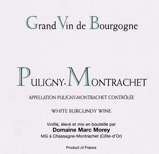 Marc Morey Puligny Montrachet 2012 Cote de Beaune Burgundy 750ml/Btl  12/case
