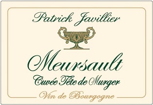 Patrick Javillier Meursault Cuevee Tete de Murger 2012 Cote de Beaune Burgundy 750ml/Btl 6/case
