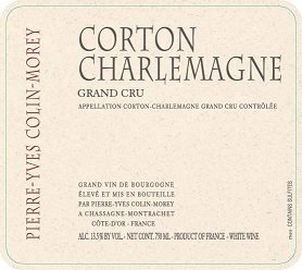 Pierre Yves Colin Morey Corton Charlemagne Grand Cru 2014 Cote de Beaune Burgundy 750ml/Btl 6/case