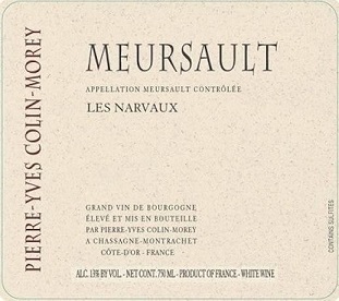 Pierre Yves Colin Morey Meursault Les Narvaux 2013 Cote de Beaune Burgundy 750ml/Btl 12/case