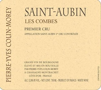 Pierre Yves Colin Morey St Aubin 1er Les Combes 2014 Cote de Beaune Burgundy 750ml/Btl 12/case