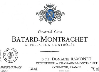Ramonet Batard Montrachet Grand Cru 2000 Cote de Beaune Burgundy 750ml/Btl 12/case