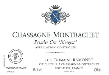 Ramonet Chassagne Montrachet 1er Morgeot 2007 Cote de Beaune Burgundy 750ml/Btl 6/case