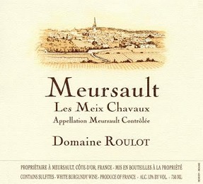 Roulot Meursault Les Meix Chavaux 2009 Cote de Beaune Burgundy 750ml/Btl 12/case