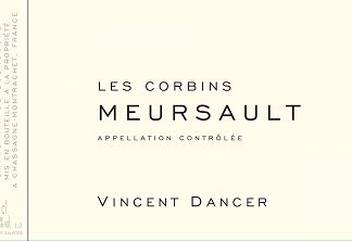 Vincent Dancer Meursault Les Corbins 2017 Cote de Beaune Burgundy 750ml/Btl 6/case