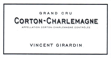 Vincent Girardin Corton Charlemagne Grand Cru 2002 Cote de Beaune Burgundy 1500ml/Btl 3/case