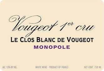 Domaine de la Vougeraie Vouget 1er Clos Blanc 2010 Cote de Nuits Burgundy 750ml/Btl 6/case
