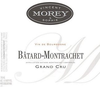 Vincent et Sohpie Morey Batard Montrachet Grand Cru 2009 Cote de Beaune Burgundy 750ml/Btl 12/case