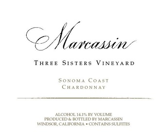 Marcassin Three Sisters Vineyard Chardonnay 2002 Sonoma Coast California 750ml/Btl 12/case