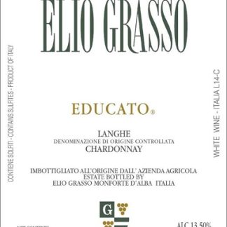 Elio Grasso Educato Langhe Chardonnay 2017 Langhe Piedmont 750ml/Btl 6/case