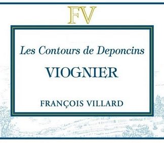 Francois Villard Viognier Les Contours de Deponcins 2012 IGP Collines Rhodaniennes Rhone - White 750ml/Btl  6/case