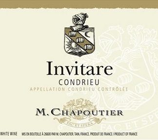 M. Chapoutier Condrieu Invitare 2009 Condrieu Rhone 750ml/Btl  12/case